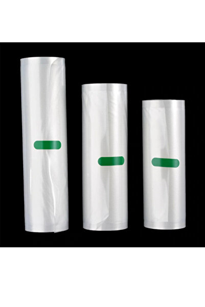 VI'ORIO 30cm X 5m (2 Adet) Rulo Tırtıklı Vakum Makinesi Poşeti Vakum Poşeti
