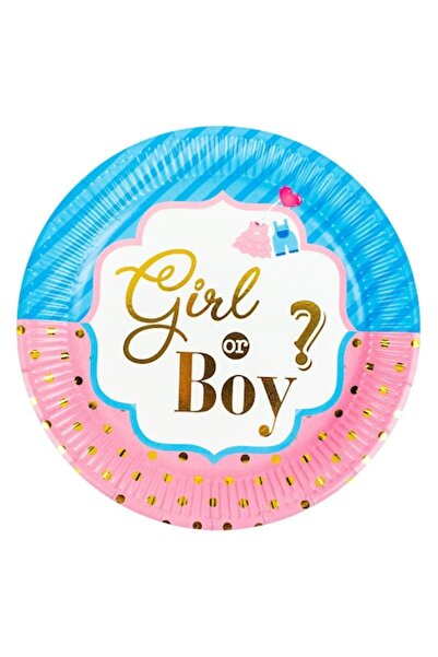 SHOPIENS Σετ 6 χάρτινα κουτιά από χαρτοκιβώτιο αποκάλυψης φύλου Shopiens®, ci...