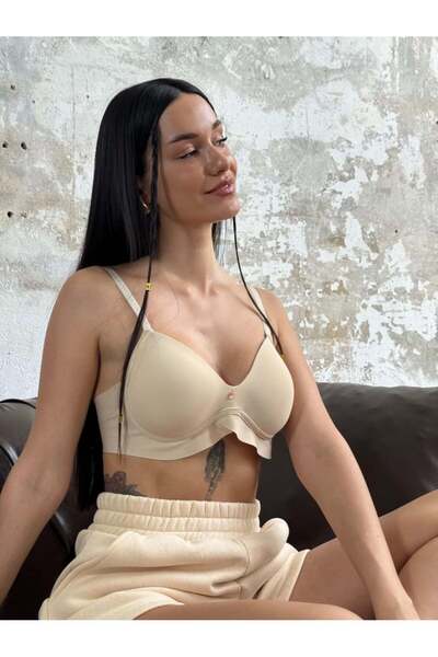 MAVİ QUMSAL Σουτιέν σε απαλό χρώμα δέρματος με ελαφριά υποστήριξη και κοπή με...