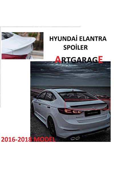 Bodykitartgarage YENİ ELANTRA SPOİLER(BOYASIZ)FİBERGLAS
