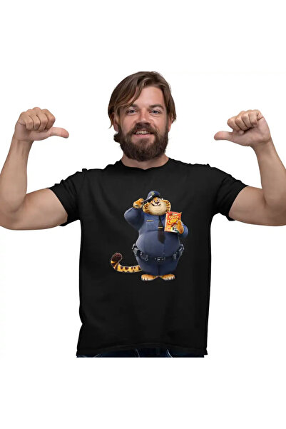OEM Men's T-Shirt Zootopia Gheruta Tiger Policeman