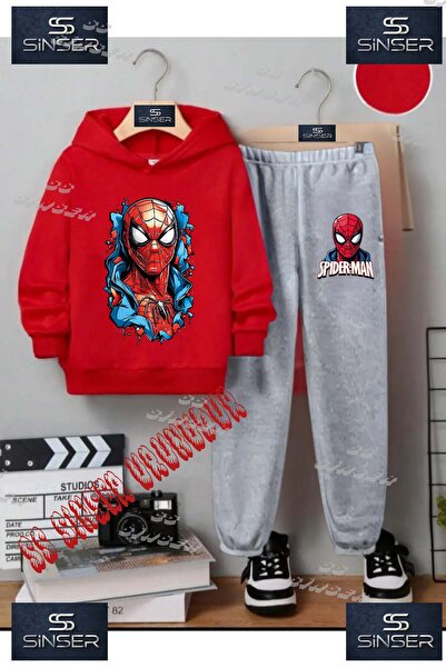 SS SİNSER Set de trening cu hanorac imprimat pentru copii, unisex, "ORMCKRMAN...