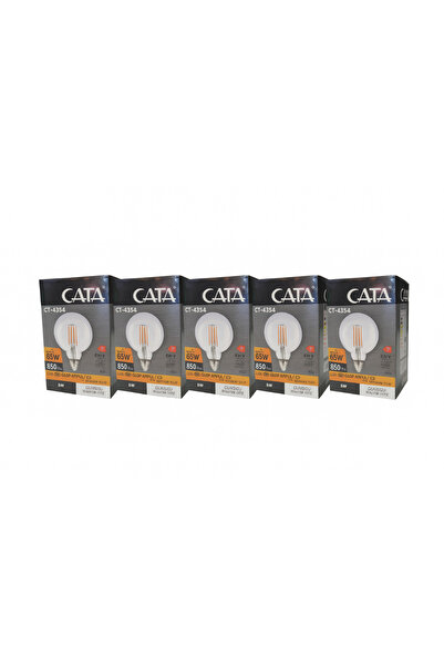 Cata GLOP LED 9W G95 AMPUL -GÜN IŞIĞI CT-4354-5 Lİ PAKET