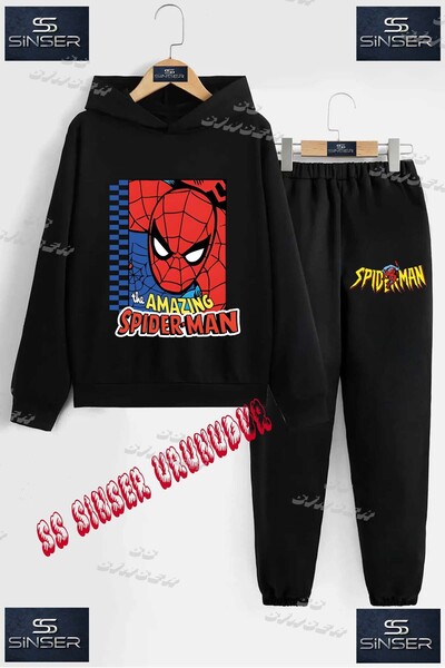 SS SİNSER Set de trening cu hanorac imprimat pentru copii, unisex, „ORMCKMAN ...