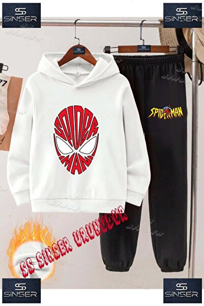 SS SİNSER Παιδικό Unisex Σετ Φούτερ με Στάμπα "ORMCKMAN YAZIDAN KAFA SEKIL "