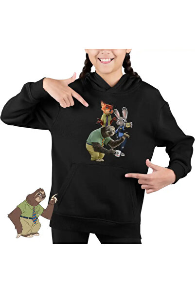 OEM Kids Girls Zootopia Judy Nick Flash Sweatshirt