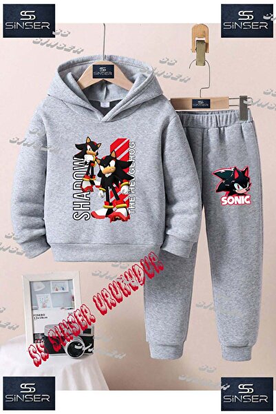 SS SİNSER Set de trening cu hanorac cu imprimeu special pentru copii, unisex,...