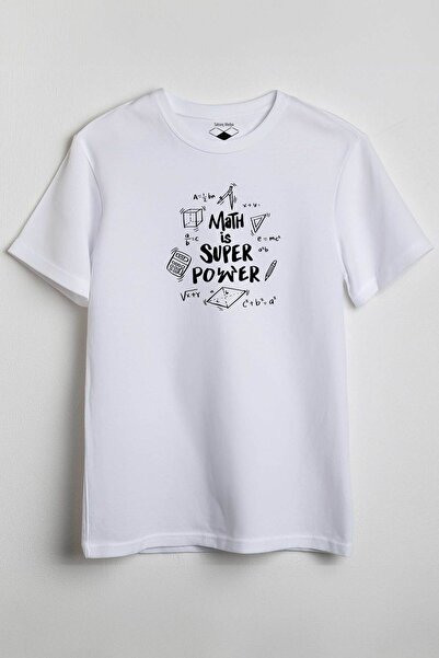 Satranç Medya تي شيرت الرياضيات هي قوة خارقة - تي شيرت العلوم