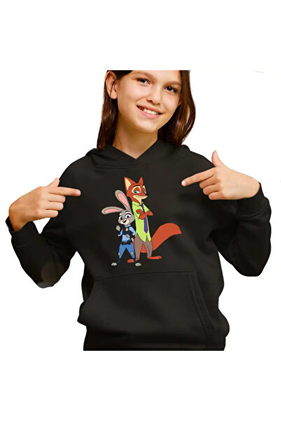 OEM Kids Girls Zootopia Nick Judy Sweatshirt Partners