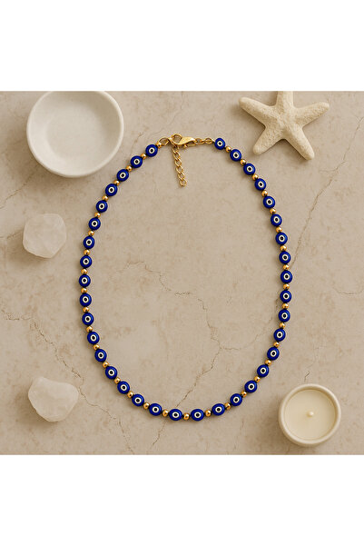 MİVA El Yapımı Özel Tasarım Nazar Boncuklu Kolye