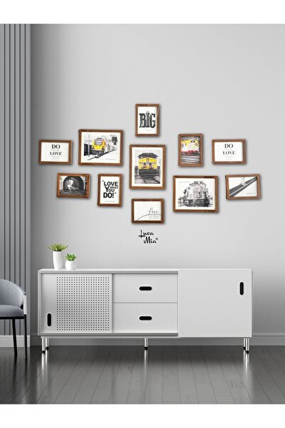 Luca Mia Luca Collage 11 Parça Resim Çerçevesi – Duvar Fotoğraf Çerçeve Seti,...