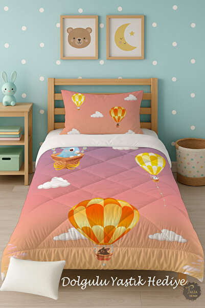 Talia Home Кольорові повітряні кульки з малюнком Односпальний дитячий ковдра ...