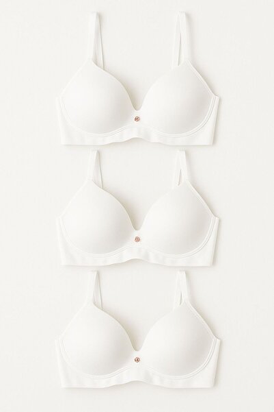 MAVİ QUMSAL Σετ σουτιέν 3 τεμαχίων με ελαφριά υποστήριξη και κοπή με λέιζερ –...