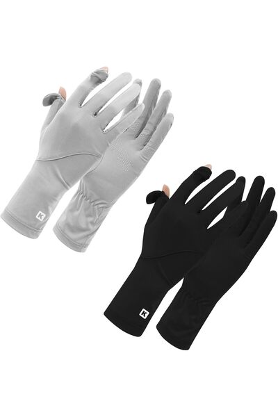 Hope Driving Gloves Women Sun UV Protection，Breathable Non Slip Full Finger Cycling Gloves for Outdoor