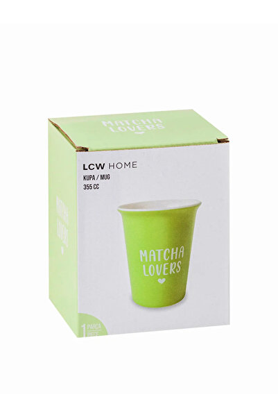 LC Waikiki Lcw Home Green Printed Ceramic Mug 365 ml