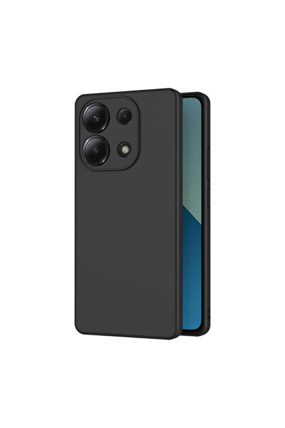 Xiaomi Slim Silicone Case for Redmi Note 13 4G with Camera Protection - Black