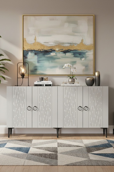 CENEYRA KA1515B RAIN150 KONSOL, TV SEHPASI BEYAZ 150cm