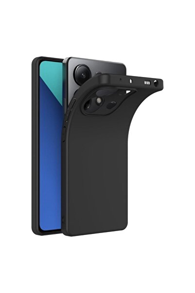 Xiaomi Slim Silicone Case for Redmi Note 13 4G with Camera Protection - Black
