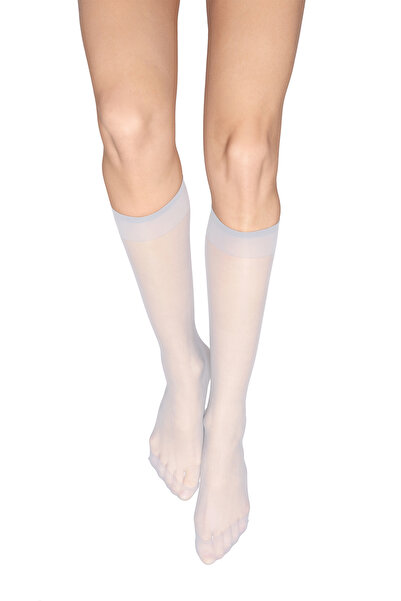 PETRA-ELISA Κάλτσες Lycra 3/4 15 DEN, One Size, Λευκό, One Size