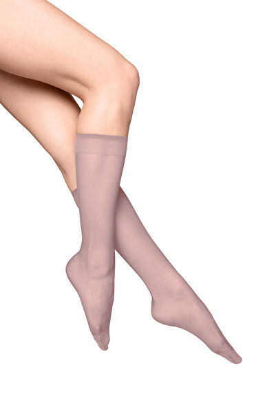 PETRA-ELISA Lycra 3/4 Socks 15 DEN One Size, Fumo, One Size