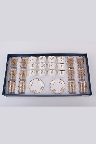 Generic طقم أكواب شاي وفناجين قهوة مع الصحون