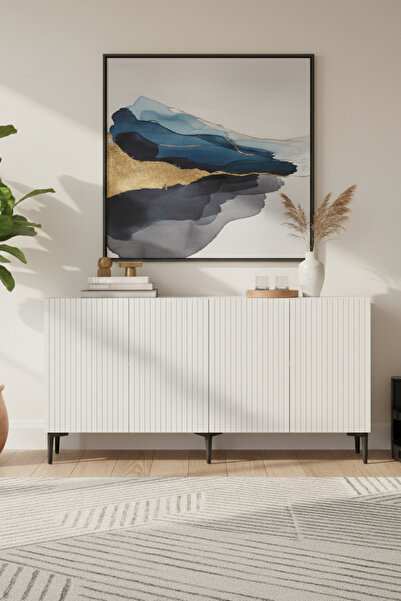 CENEYRA KA1513B ZEYNEP150 KONSOL, TV SEHPASI BEYAZ 150cm