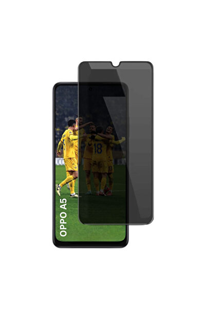 OPPO Privacy tempered glass screen protector for A5 4G / A5 5G with Mounting Kit Included