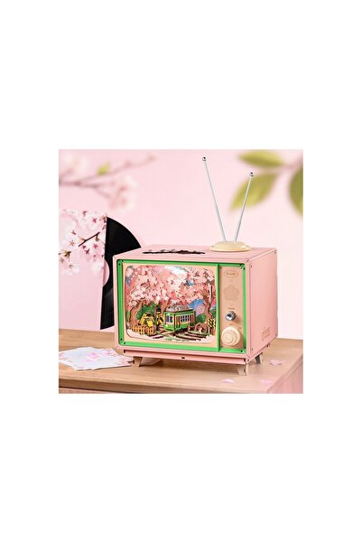Rolife 3D Puzzle, Sakura Dreamy Tour Music Box, RoLife, Wood, 283 Pieces