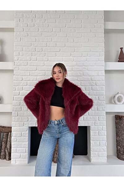 GALAVİP Women's Premium Soft Textured Lined Sunu Fur