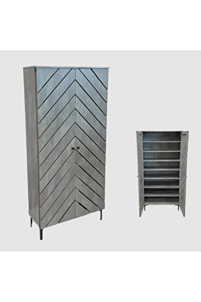 Tasamem Dafia Two-door wooden shoe cabinet