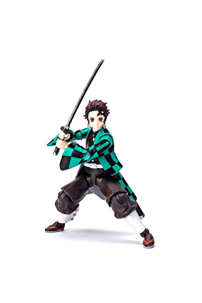 Fillikutum Anime Figür İblis Avcısı Bandai Demon Slayer Tanjiro Kamado 13 Cm Koleksiyonluk Figür