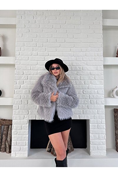 GALAVİP Women's Premium Soft Textured Lined Sunu Fur