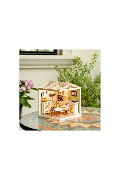 Rolife 3D puzzle, Warm Dining Room mini house, Plastic, RoLIfe, 150 pieces