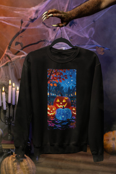 MAGORS ستايل-إكس هالوين - سترة رياضية مطبوعة للجنسين بتصميم الهالوين، مصنوعة ...