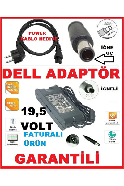 NcpLine DE1 Dell Inspiron 15-3521 Uyumlu Adaptörü Notebook Laptop Şarj Aleti