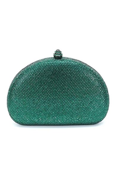 Papillon حقيبة كلاتش سهرة عادية باللون الأخضر