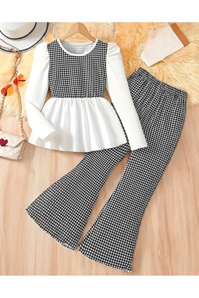 shop Καρό σετ 2 τεμαχίων για κορίτσια