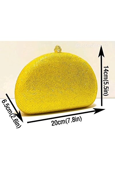 Papillon Pain Evening Clutch Yellow