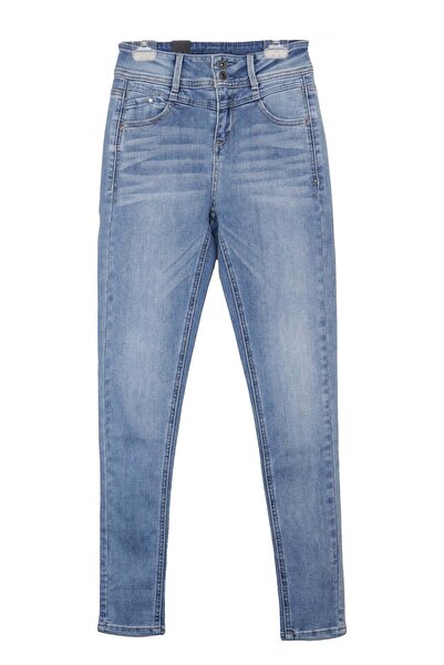 ONLY Neon Blue Jeans - XS, Blue, 91% cotton, 7% polyester, 2% spandex