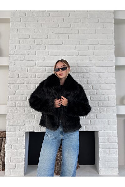 GALAVİP Women's Premium Soft Textured Lined Sunu Fur