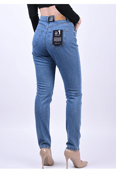 Noisy May Cara Donna Blue Pants - 56, Blue, 100% cotton
