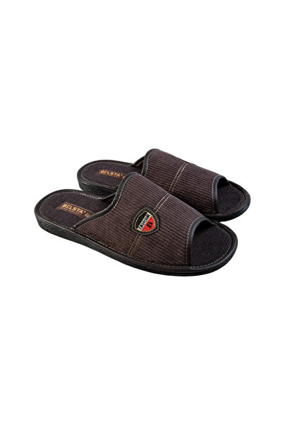 Belsta Velvet slippers, brown color