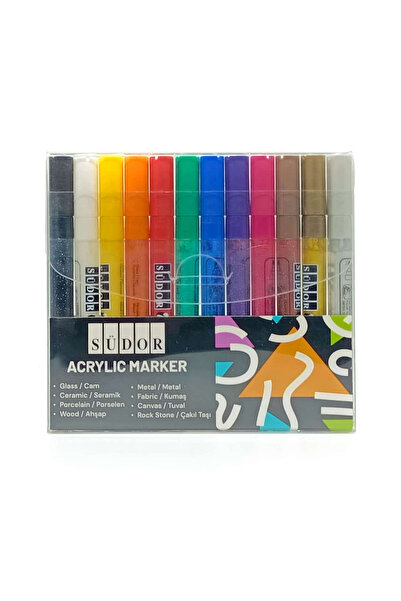 Südor Mona Lisa Akrilik Marker 12 Renk 3mm