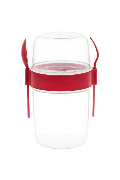 OEM Container with cutlery for yogurt, cereal, salad, soups, 1100ml