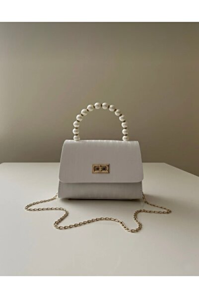EZLEM Pearl Detailed Hand Shoulder Bag