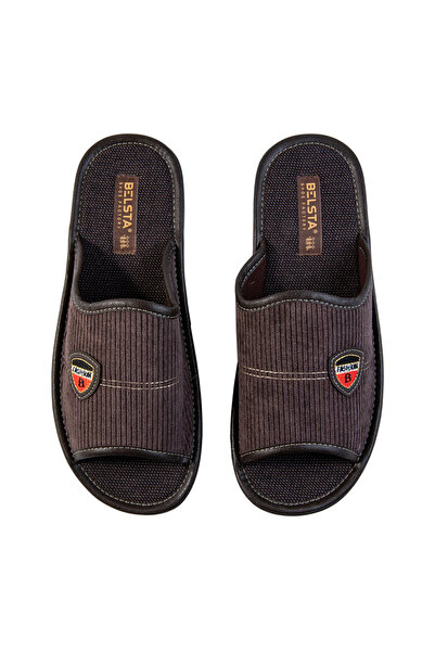 Belsta Velvet slippers, gray color