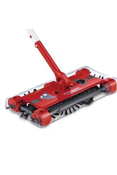 OEM Mătură electrică rotativă, extensibilă, reîncărcabilă, roșie