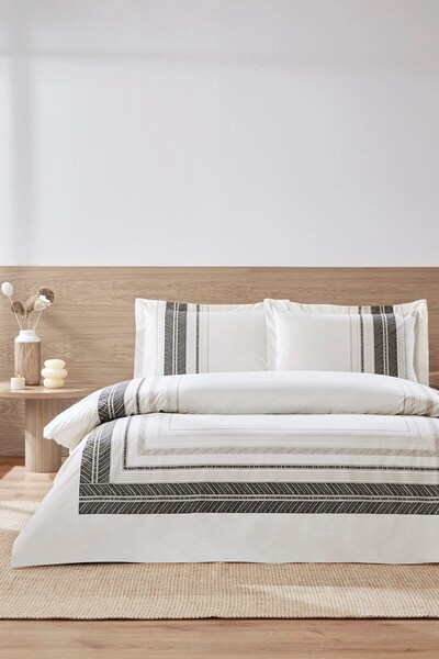 Özdilek Blend Fitted Sheet Double Size Duvet Cover Set
