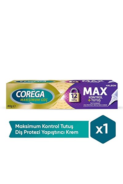 Corega MAKSİMUM KONTROL YAPIŞTIRICI KREM 40G TÜP