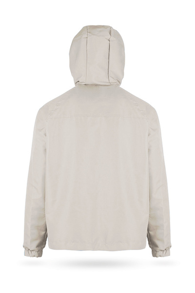 Tarrzzcom Desert Dune Oversize Zippered Hooded Raincoat